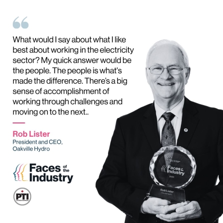 Rob Lister Faces of Industry Award