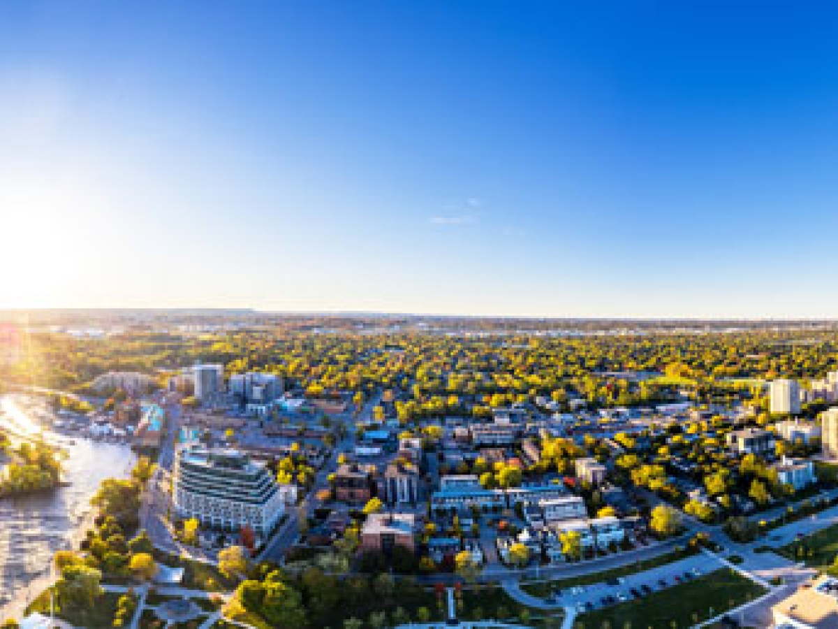 Aerial view of Oakville